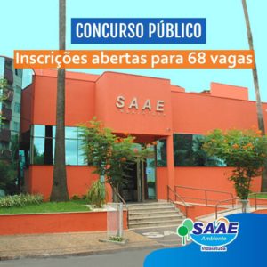 indaiatuba abre concurso público para o saae com 68 vagas em diversas áreas