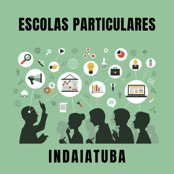 Imagem mostra ilustração de um professor passando conhecimentos a alunos